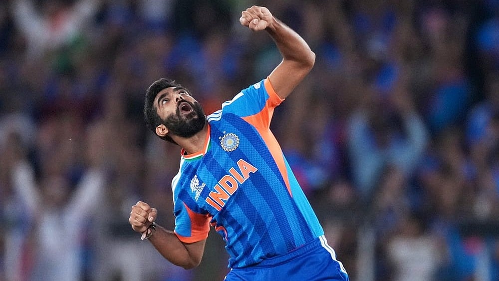 India vs New Zealand T20 World Cup Cricket final-Jasprit Bumrah