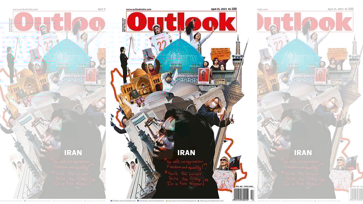 Outlook published a special issue in April 2023 titled “Women, Life, Freedom: A Homage To Those Who Died In Iran” - null