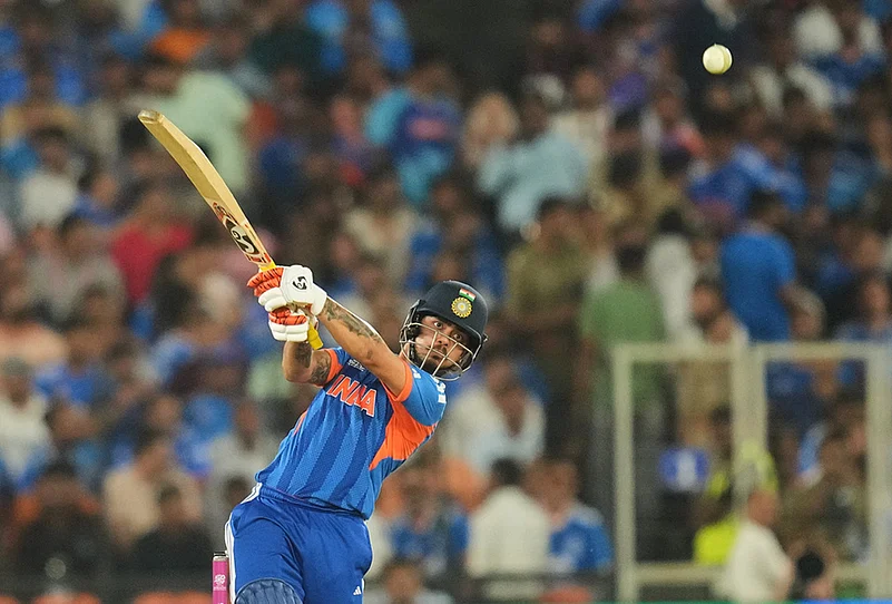 India vs New Zealand T20 World Cup Cricket final-Ishan Kishan