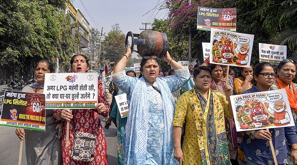 Protest in Dehradun