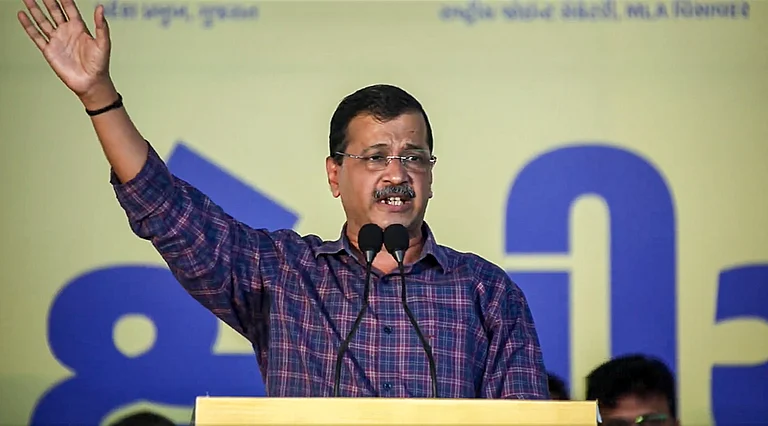 The petition alleges the unauthorized circulation of audio and video recordings from April 13, during which Kejriwal argued his plea seeking the recusal of Justice Swarana Kanta Sharma in the alleged liquor policy scam case. - | Photo: @AamAadmiParty/X via PTI