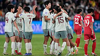 North Korea 1-2 China, AFC Women’s Asian Cup 2026: Defending Champions Edge 2‑1 To Top Group B | Photo: AP/Rick Rycroft : China reacts following the Women's Asian Cup soccer match between China and North Korea in Sydney, Monday, March 9, 2026.