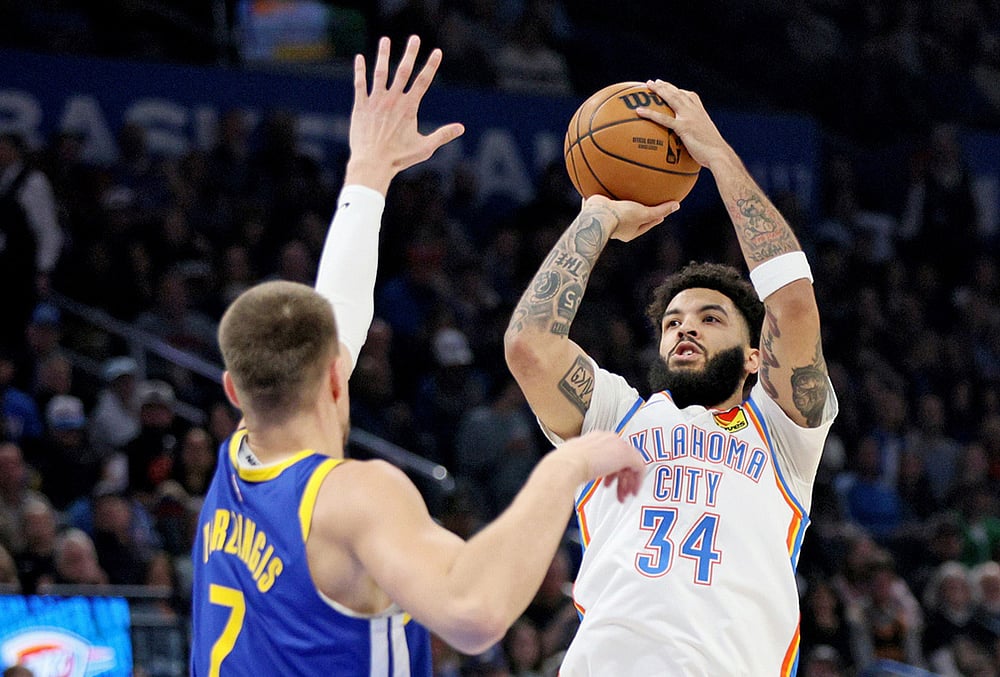 Golden State Warriors vs Oklahoma City Thunder NBA basketball-Kenrich Williams