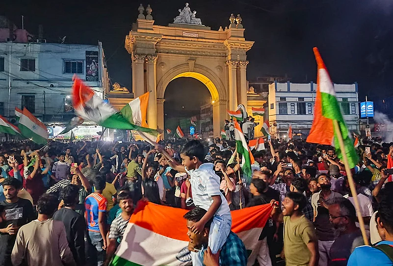 IND wins ICC Mens T20 WC fans Celebration in West Bengal