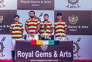 | Image source: Special Arrangement : The Jaipur Polo Team continued their remarkable run this season as HH Maharaja Sawai Padmanabh Singh led the side to victory in the prestigious SMS Gold Vase.