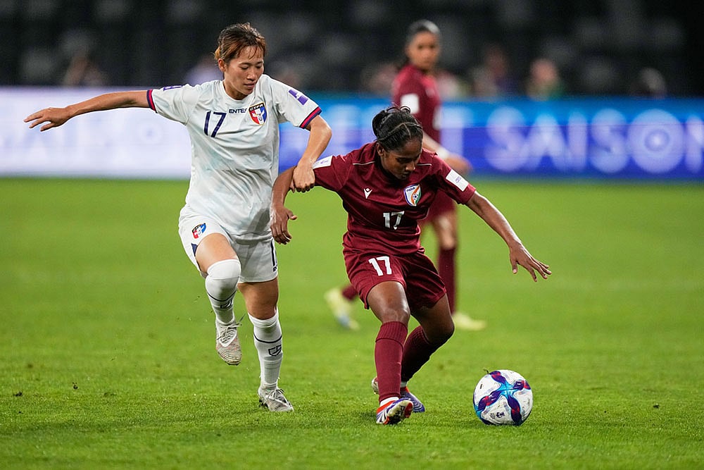 Womens Asia Cup soccer match: India vs Taiwan