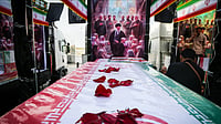 | Credits: IMAGO / Xinhua : TEHRAN, March 3, 2026 -- A mass funeral ceremony for students and staff members killed in a United States-Israeli attack on a school is held in Minab, Iran s southern province of Hormozgan, March 3, 2026. The school was bombed in Israeli and U.S. strikes, leaving at least 165 people killed and 95 others wounded on Saturday. 