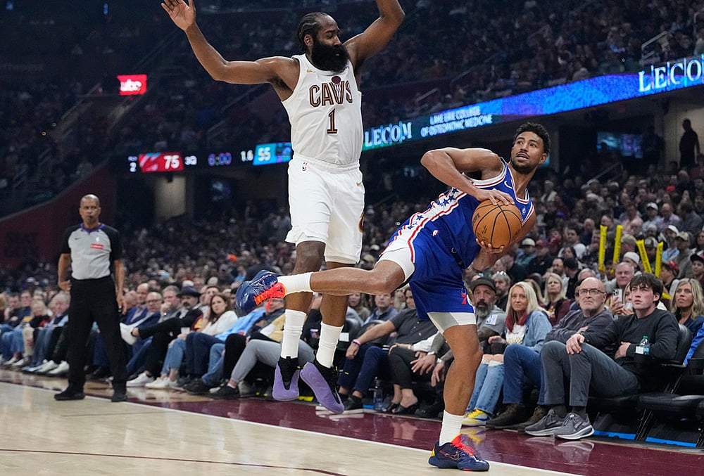 Cleveland Cavaliers vs Philadelphia 76ers NBA basketball-Quentin Grimes