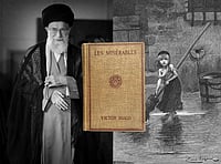 Illustration by Anupam Sai : Ali Khamenei and Les Miserables