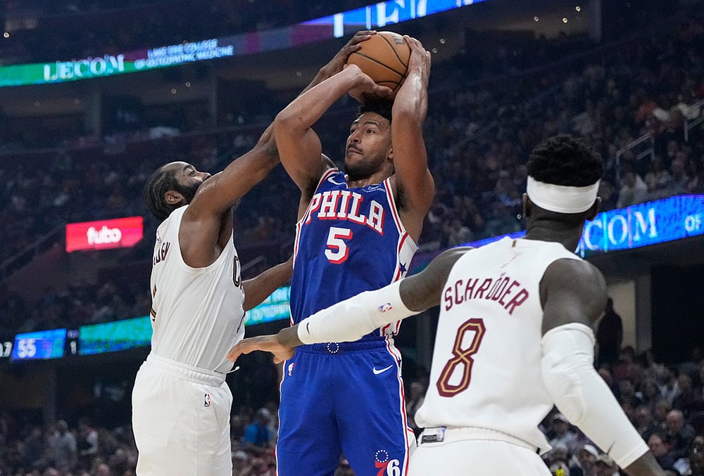 Cleveland Cavaliers vs Philadelphia 76ers NBA basketball-Quentin Grimes