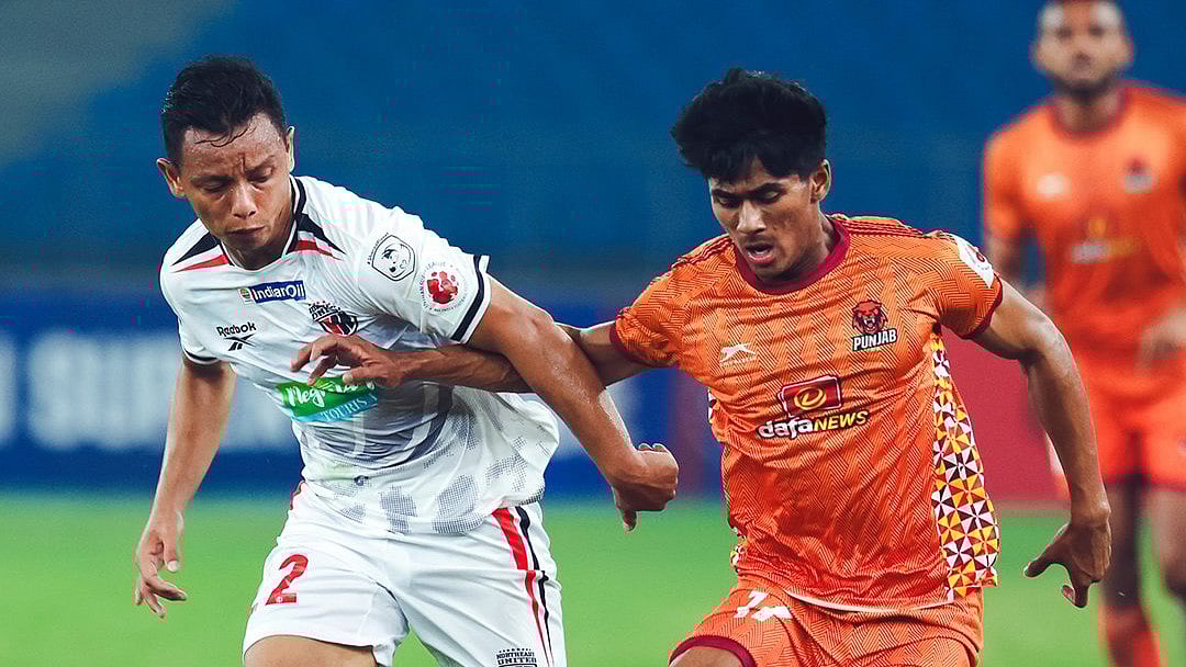 Punjab FC held NorthEast United FC to a 1–1 draw in the Indian Super League match. - X/ @IndSuperLeague