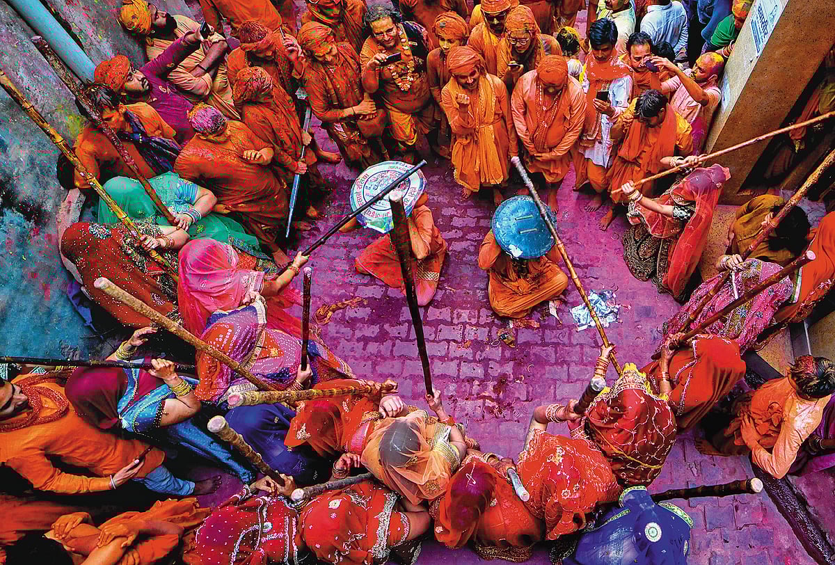Lathmar Holi in Barsana