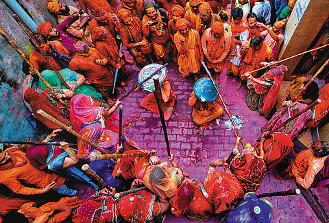 Lathmar Holi in Barsana