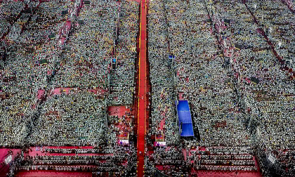 MK Stalin at partys 12th State Conference