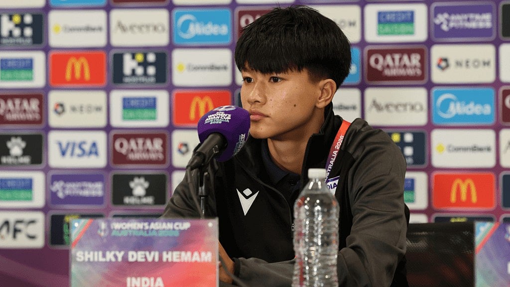 India midfielder Shilky Devi Hemam. - AIFF