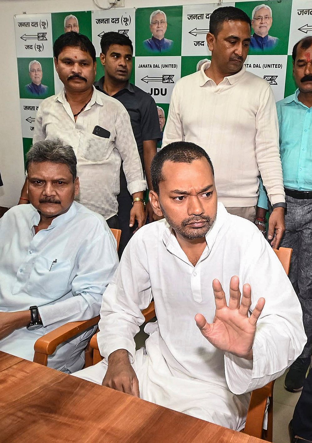 JD(U) meeting in Patna