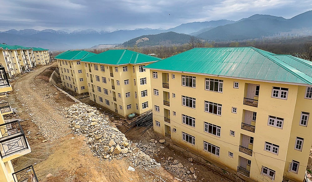 Residential towers built under PM’s package for Kashmiri migrant employees