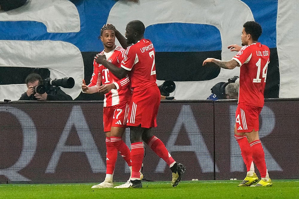 Champions League Soccer Match: Bayern Munich vs Atalanta