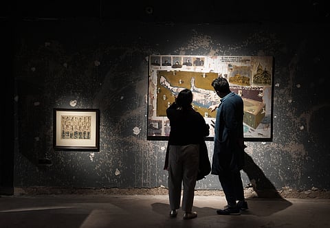 The raw, unsanitised building replaced the white cube, making decay and architecture central to the exhibition’s argument.