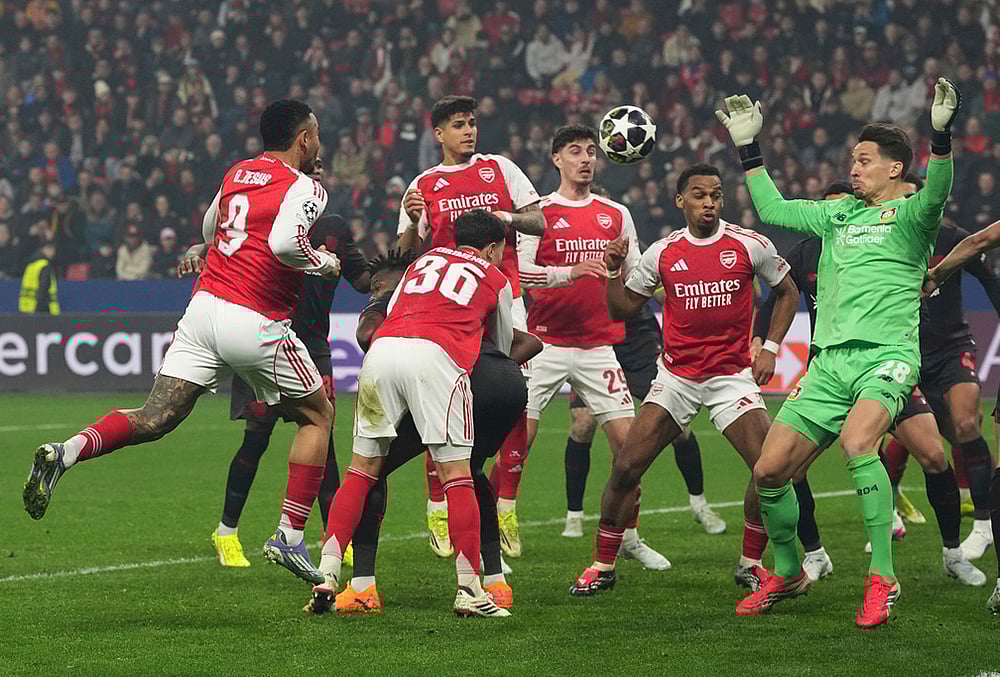 Bayer Leverkusen vs Arsenal Champions League soccer-Gabriel Jesus