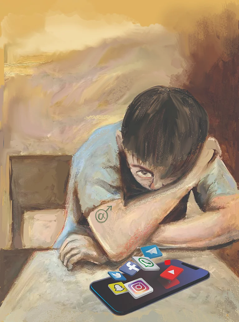 What ails today's children - Illustration by Saahil