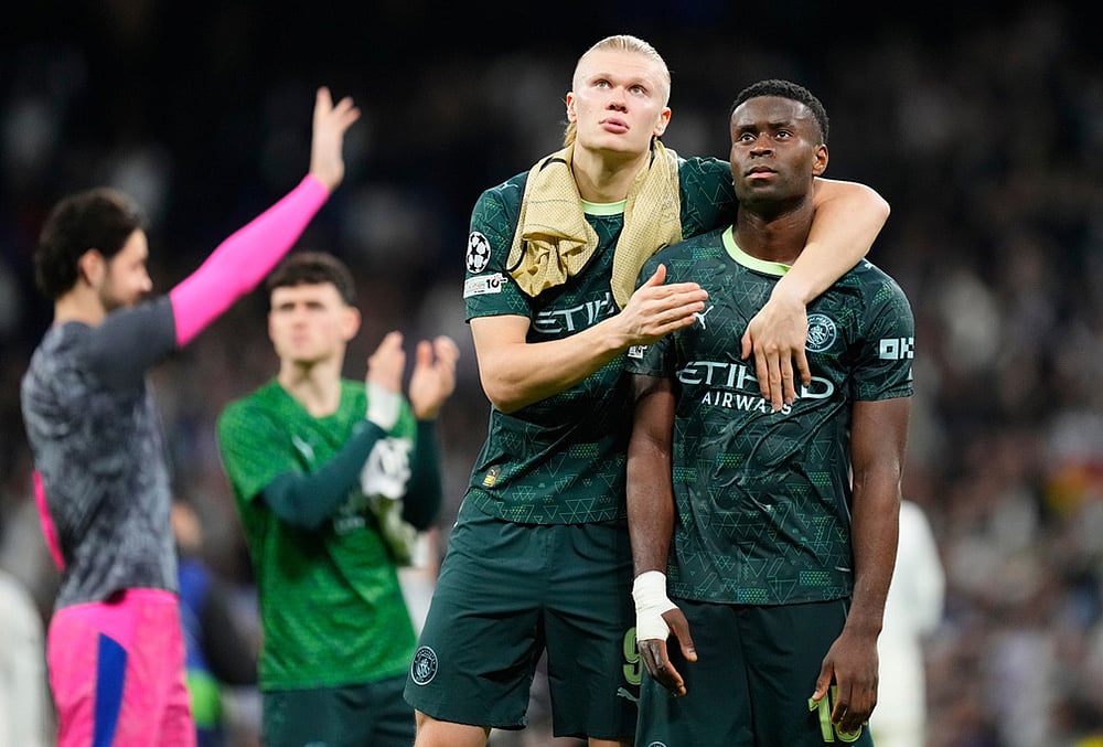 Real Madrid vs Manchester City Champions League soccer-Erling Haaland