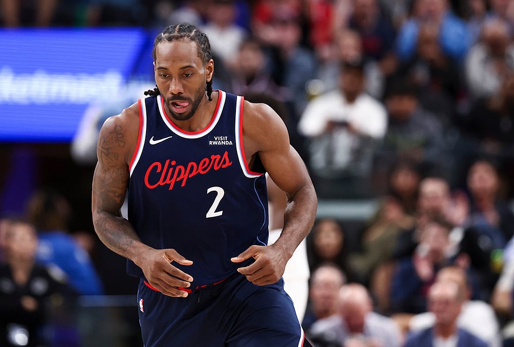 Los Angeles Clippers Vs Minnesota Timberwolves NBA basketball-Kawhi Leonard
