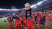 | Photo: AP/Ajit Solanki : IPL 2025 Final: RCB Victory Celebrations