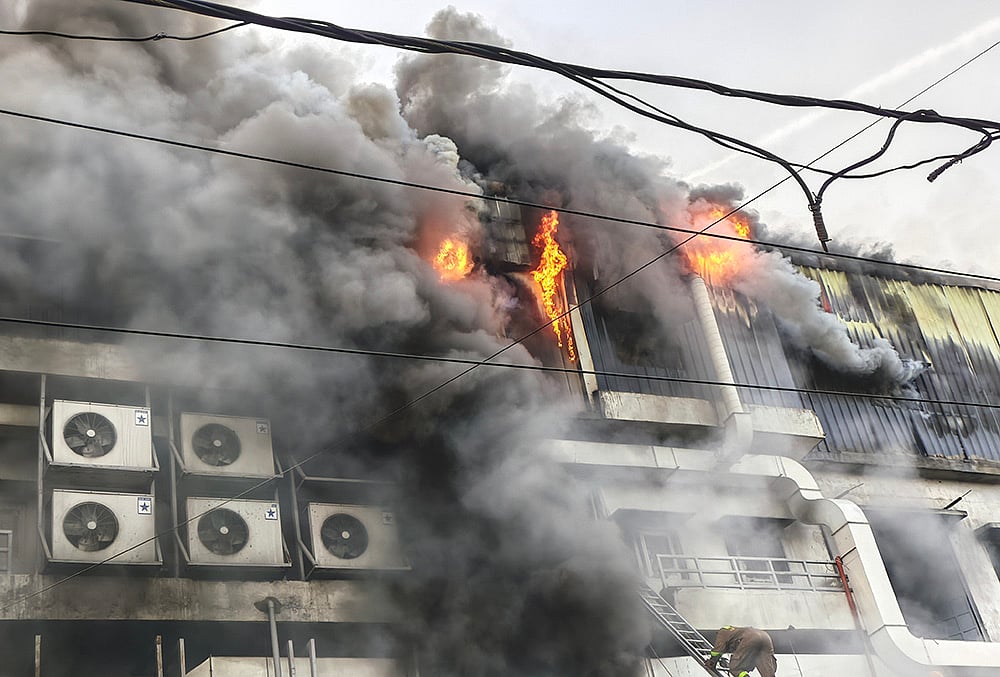 Fire incident in Noida