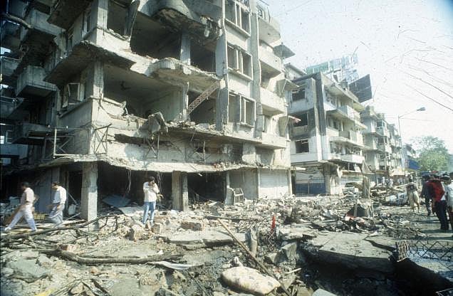 Aftermath of the Mumbai serial blasts in 1993 - File photo