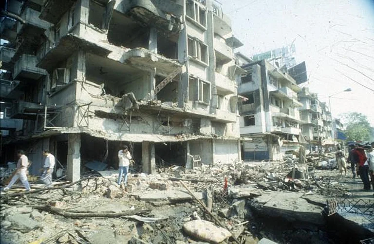 Aftermath of the Mumbai serial blasts in 1993 - File photo