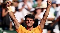 Carlos Alcaraz Vs Daniil Medvedev Live Streaming, Indian Wells Open Semi-Final: Preview, H2H, When And Where To Watch carlosalcaraz/X : Carlos Alcaraz celebrating his victory against Cameron Norrie at the Indian Wells Open 2026.