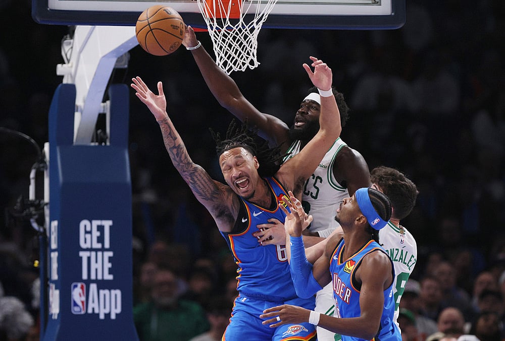 Oklahoma City Thunder Vs Boston Celtics NBA basketball-Neemias Queta