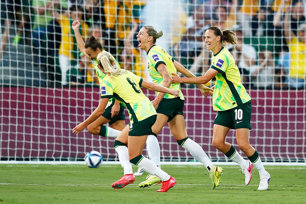 Womens Asian Cup quarterfinal soccer match: Australia vs North Korea