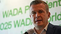 | Photo: AP/Lee Jin-man : President of the World Anti-Doping Agency (WADA) Witold Banka speaks during a press briefing for the upcoming 2025 WADA World Conference on Doping in Sports, in Seoul, South Korea, Tuesday, Aug. 26, 2025. 