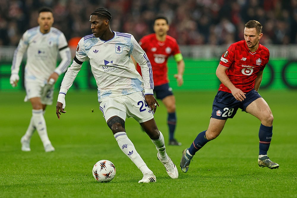 Europa League Soccer: Aston Villa vs Lille