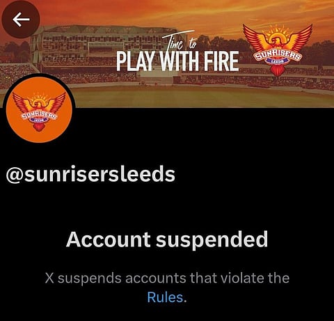 Sunrisers Leeds X account is suspended amid severe backlash from Indian fan for buying Pakistani player Abrar Ahmed.