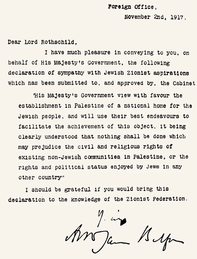 Balfour Declaration - null