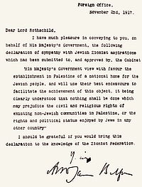 The Balfour Declaration: A 67-Word Promise That Reshaped The Middle East Balfour Declaration