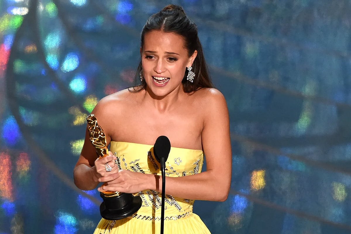 Alicia Vikanders Oscar moment