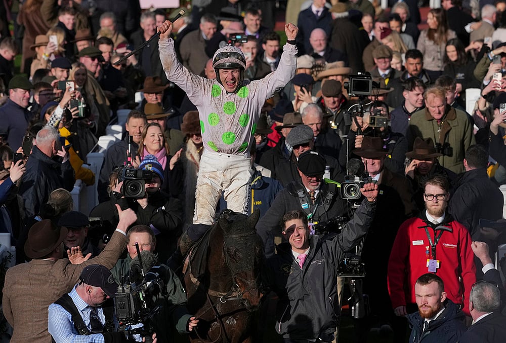 2026 Cheltenham Festival Gold Cup race day four-Paul Townend jockey of Gaelic Warrior