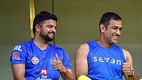 File : CSK's superstars - MS Dhoni and Suresh Raina will be seen again together on the field during the CSK Roar 2026 event in Chennai on March 22, 2026.