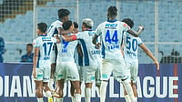 East Bengal Vs Kerala Blasters: Muhammad Ajsal's Stoppage Time Goal Secures Crucial Point For Tuskers AIFF : Kerala Blasters celebrate after Muhammad Ajsal scored the stoppage-time equalizer against East Bengal FC on ISL matchday 5 at the Salt Lake Stadium