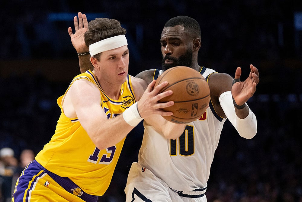 NBA Basketball Game: Denver Nuggets vs Los Angeles Lakers