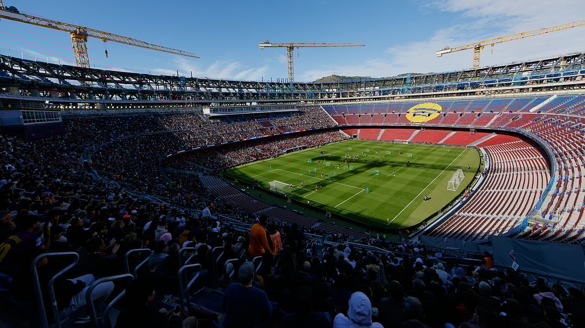 A general view of the Camp Nou stadium in Barcelona, Spain, on Nov. 7, 2025. - | Photo: AP/Joan Monfort