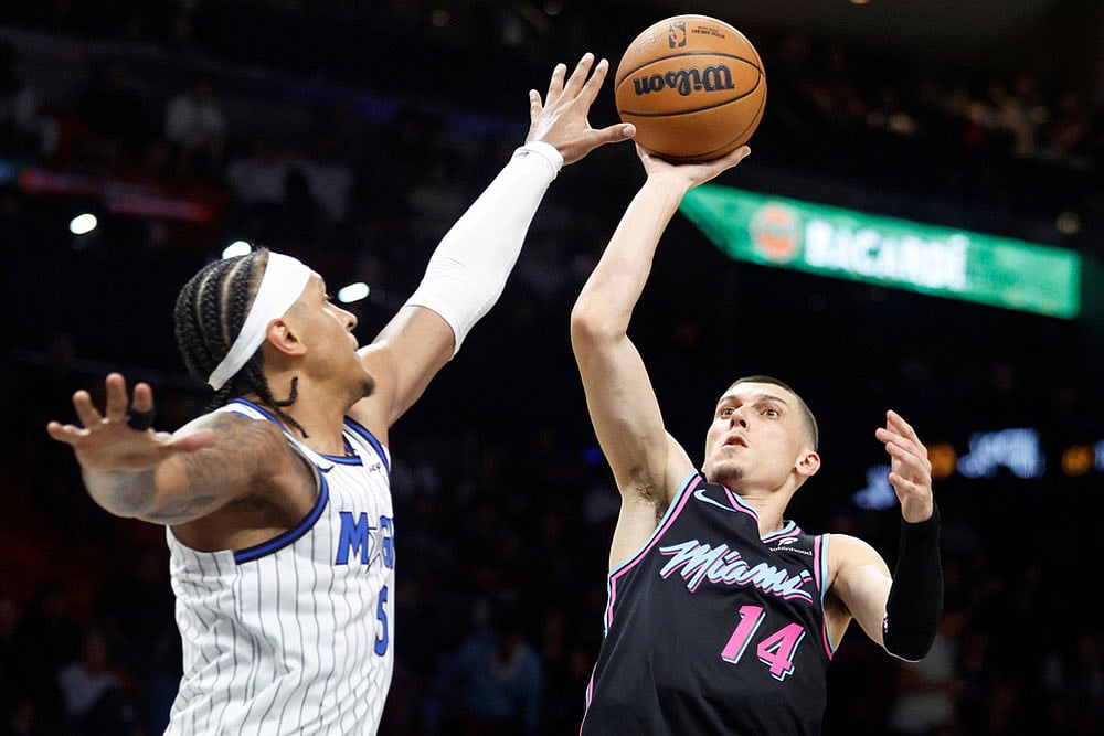 NBA Basketball Game: Orlando Magic vs Miami Heat