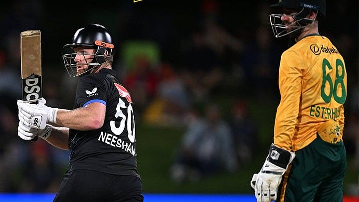 South Africa bundle New Zealand for a paltry 91 runs in the 1st T20I at the Bay Oval, Mount Maunganui, on Sunday, March 15. - X/Black Caps