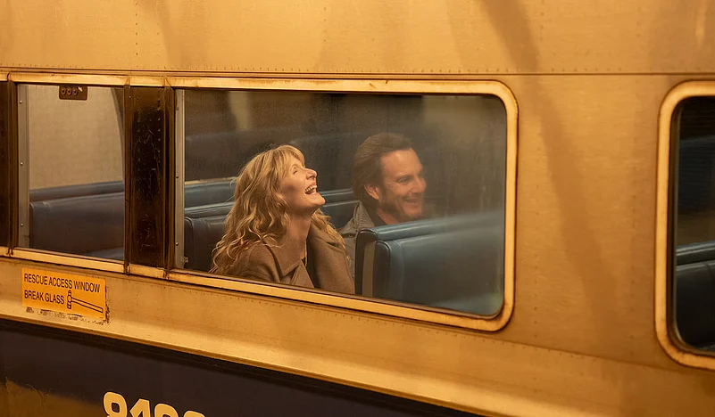 A still from ‘Is This Thing On’ (2025)