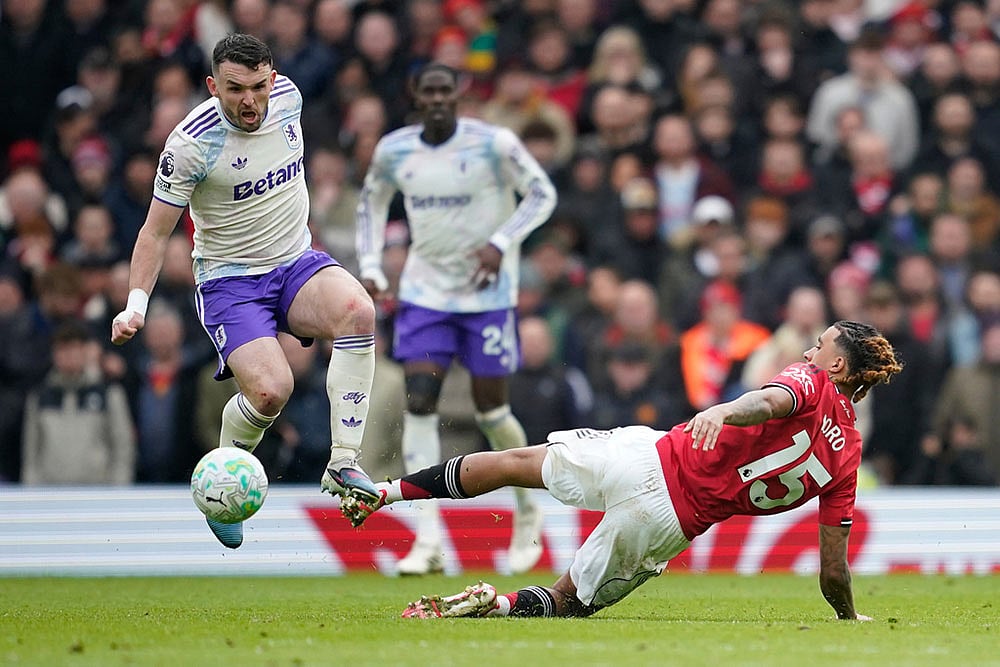 Britain Premier League Soccer: Manchester United vs Aston Villa