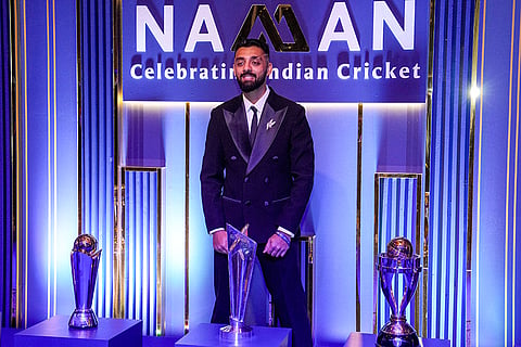 Indian men's cricket team player Varun Chakaravarthy during the BCCI Naman Awards 2026, in New Delhi.